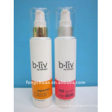 PP Plastic face airless pump cosmetic bottle cosmetic plastic packaging